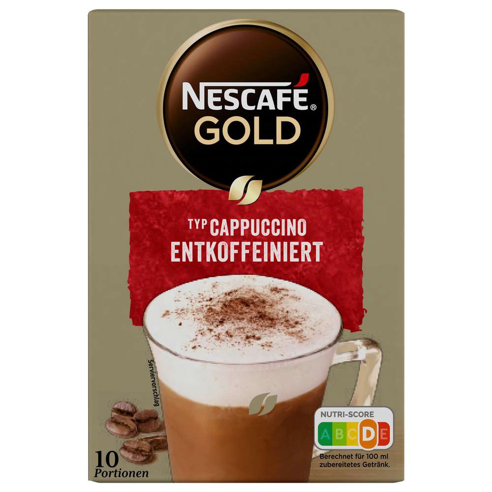 Produktabbildung Nescafe Instant-Cappuccino Gold, entkoffeiniert
