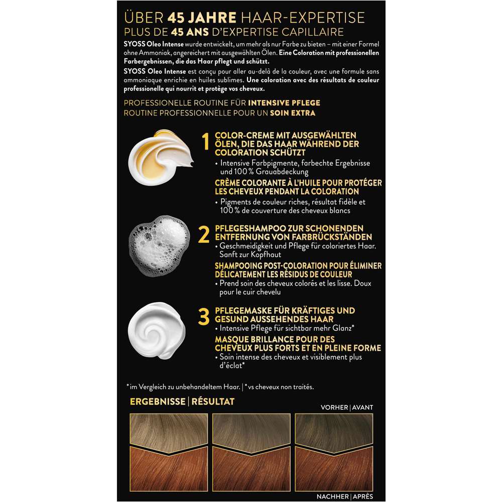 Produktabbildung Syoss Haarfarbe Oleo, 6-76 Warmes Kupfer