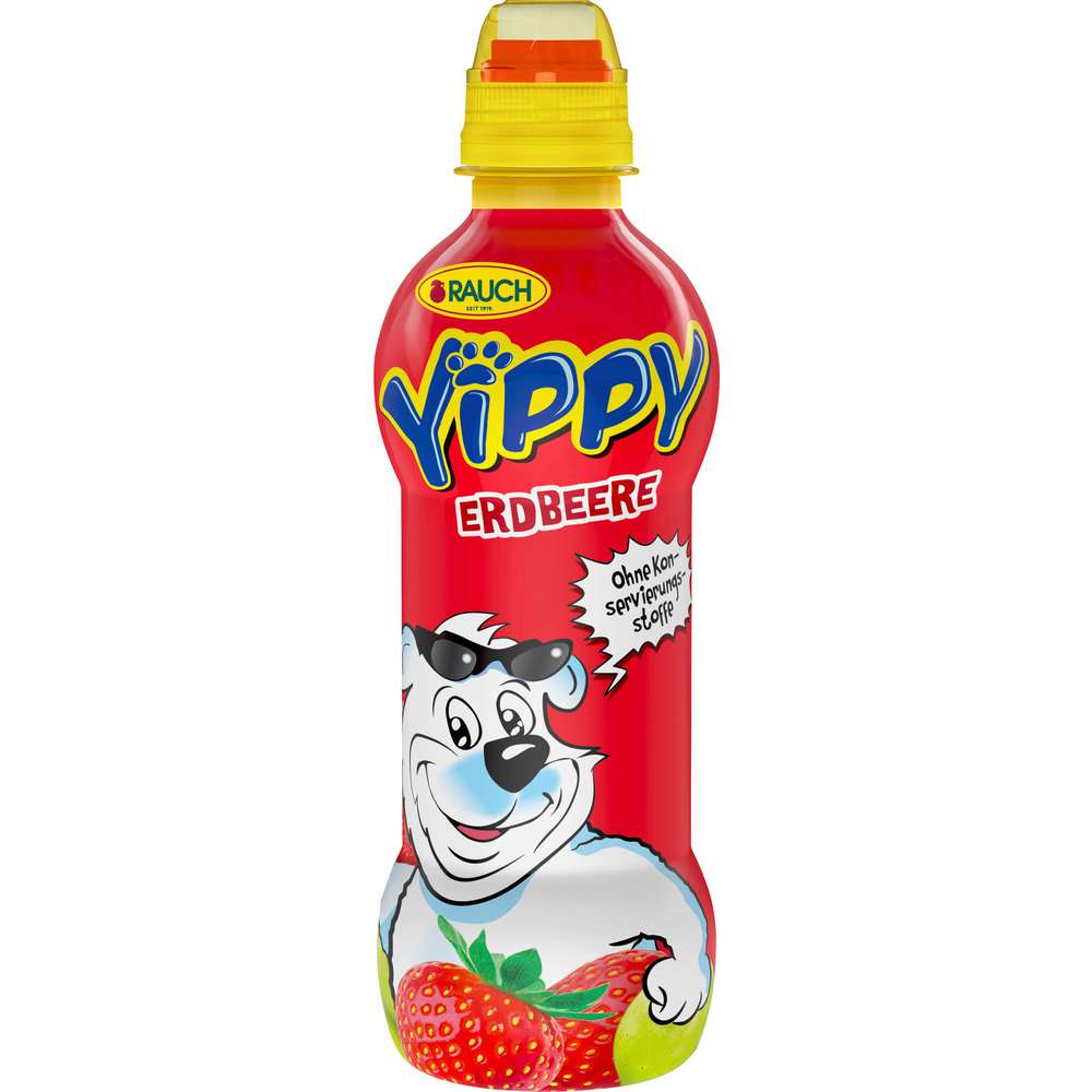 Produktabbildung Rauch Yippy Erdbeer Getränk