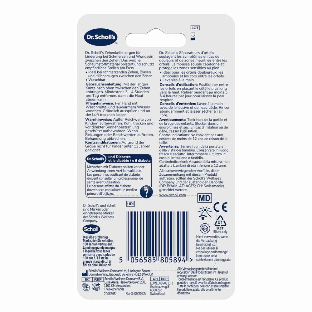 Produktabbildung Dr.Scholl's Zehenkeile