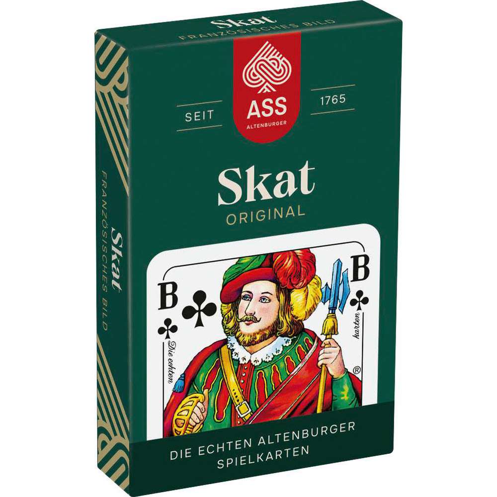 Produktabbildung Cartamundi Skat, französisches Bild in Faltschachte