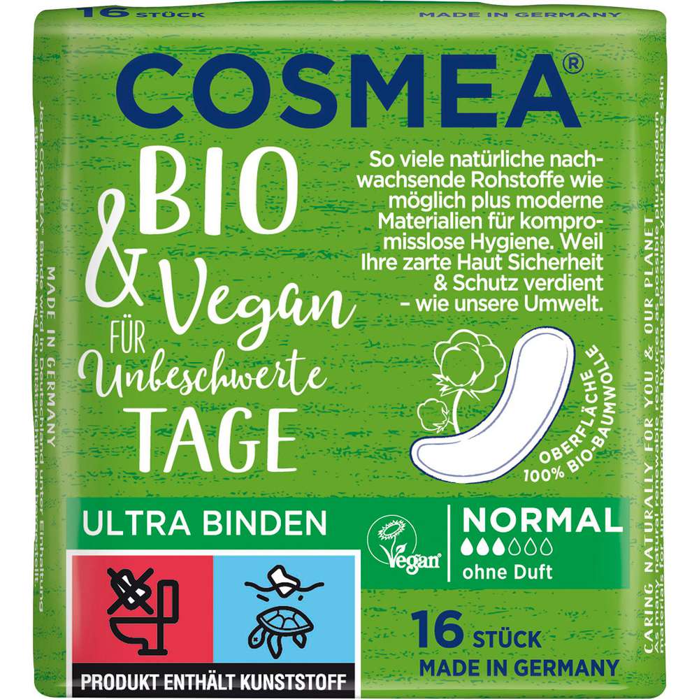 Produktabbildung Cosmea Bio Ultra Binden, Normal