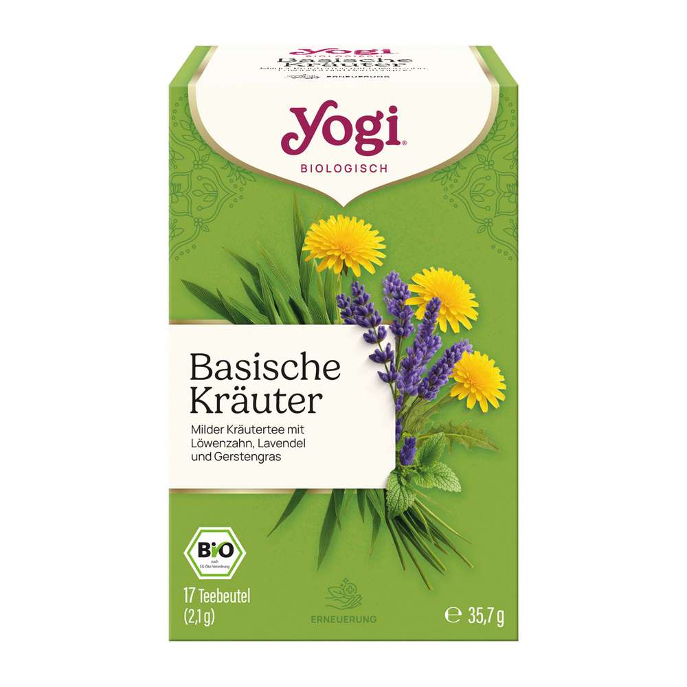 Produktabbildung Yogi Tea Bio Tee, Basische Kräuter