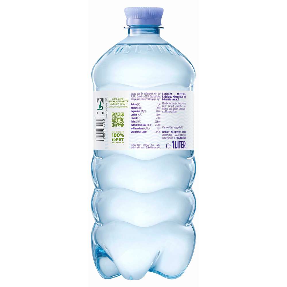 Produktabbildung Vöslauer Mineralwasser, prickelnd