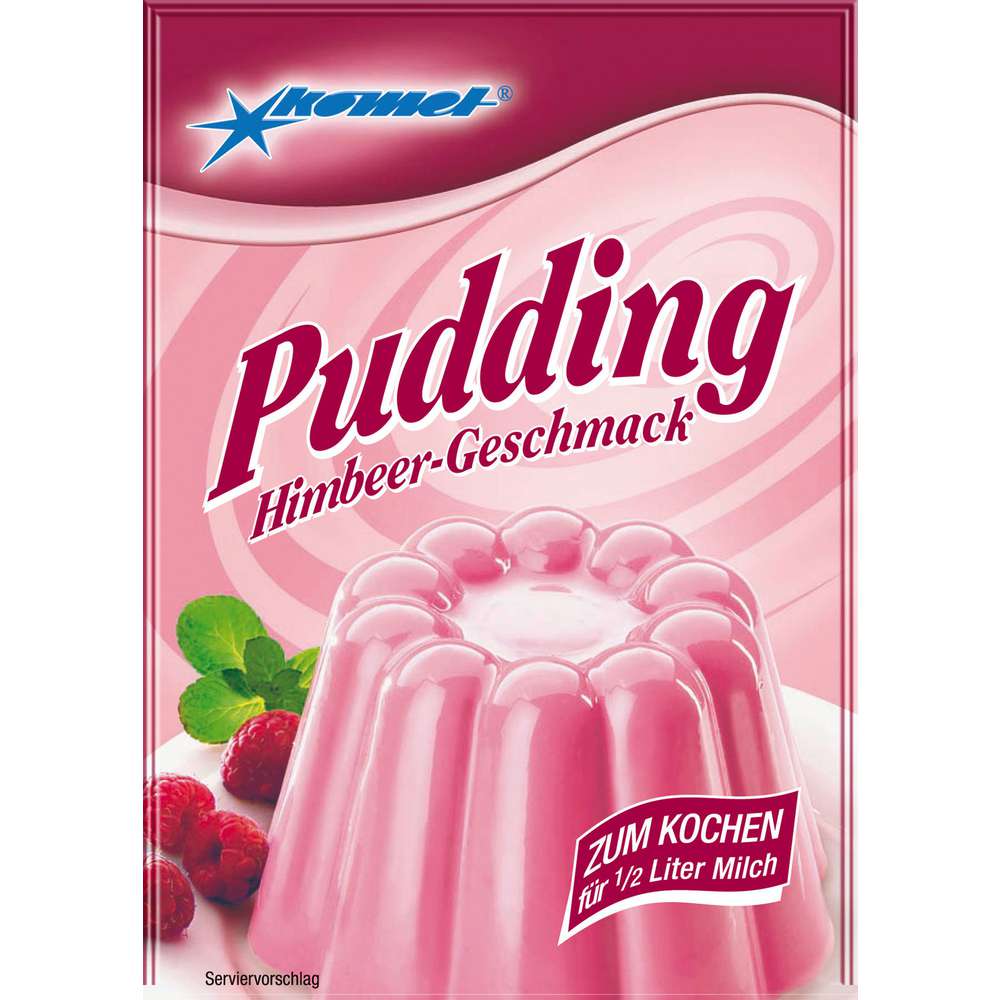 Produktabbildung Komet Puddingpulver, Himbeer 