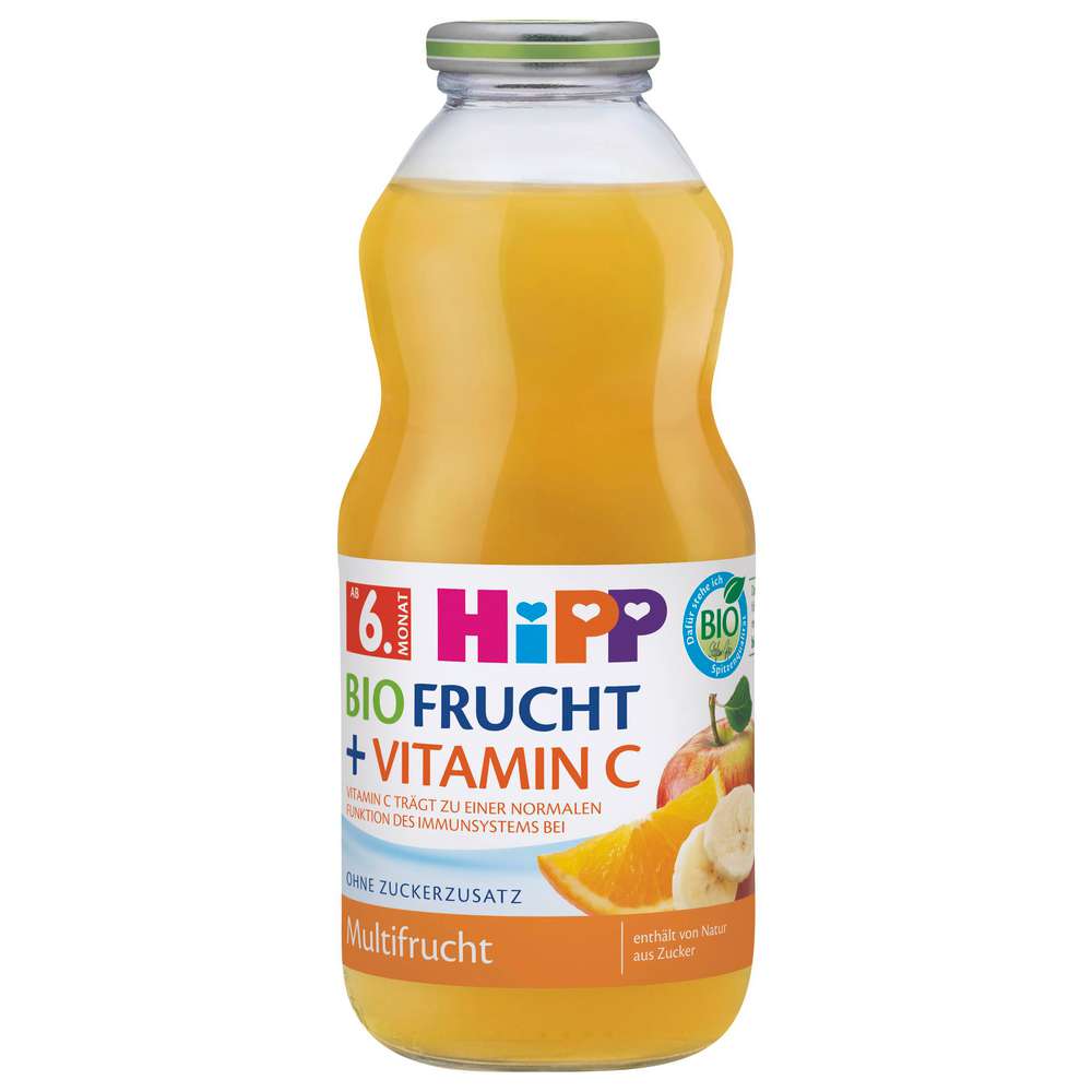 Produktabbildung Hipp Bio Fruchtsaft + Vitamin C, Multifrucht
