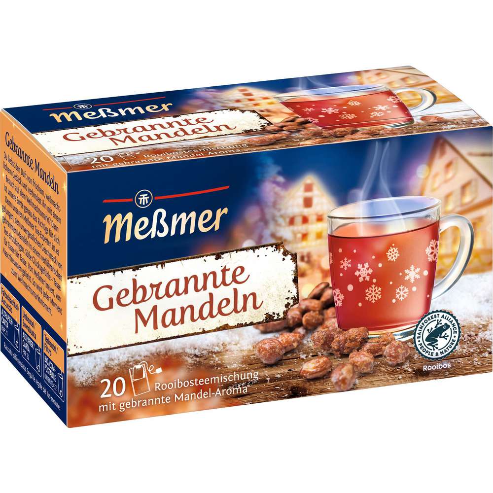 Produktabbildung Messmer Tee, Gebrannte Mandeln