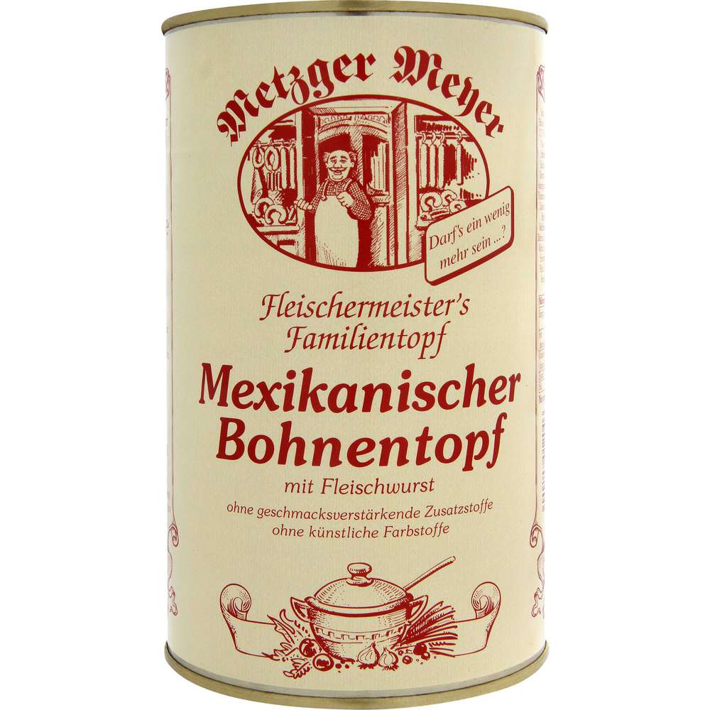 Produktabbildung Metzger Meyer Mexikanischer Bohnentopf mit Fleischwurst