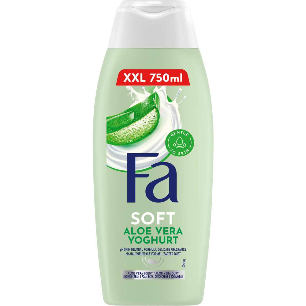 Produktabbildung Fa Duschcreme & Schaumbad Soft  Aloe Vera Yoghurt, XXL Größe