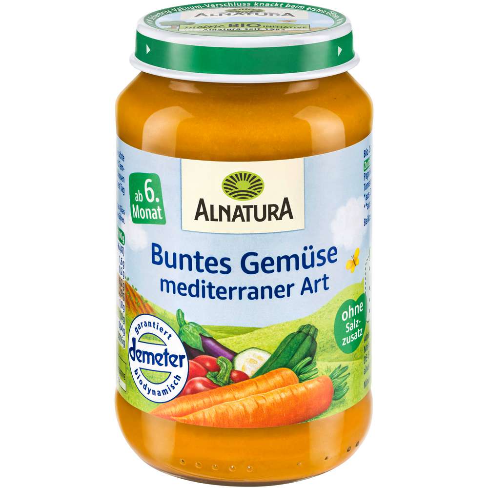 Produktabbildung Alnatura Bio Gemüse Buntes Gemüse, mediteran
