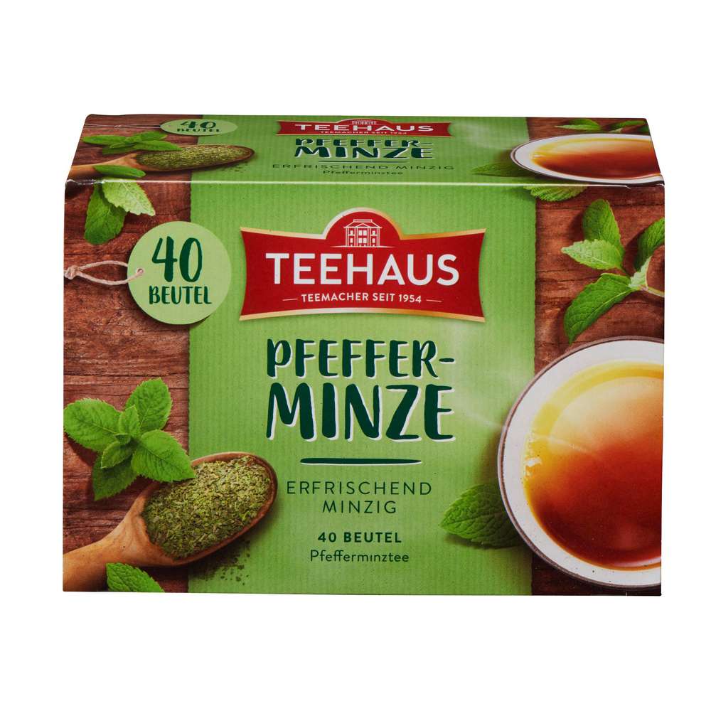Produktabbildung Teehaus Kräutertee Pfefferminz