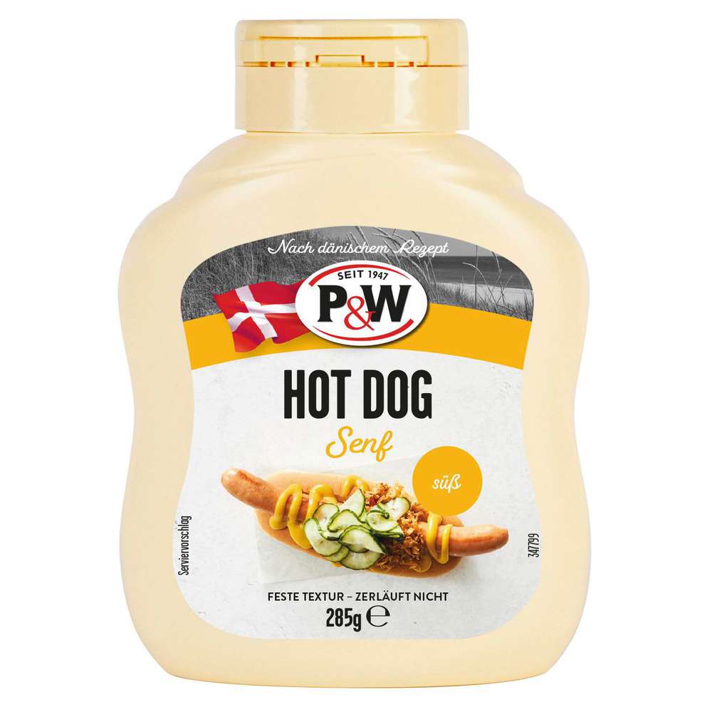 Produktabbildung P&W Hot Dog Senf