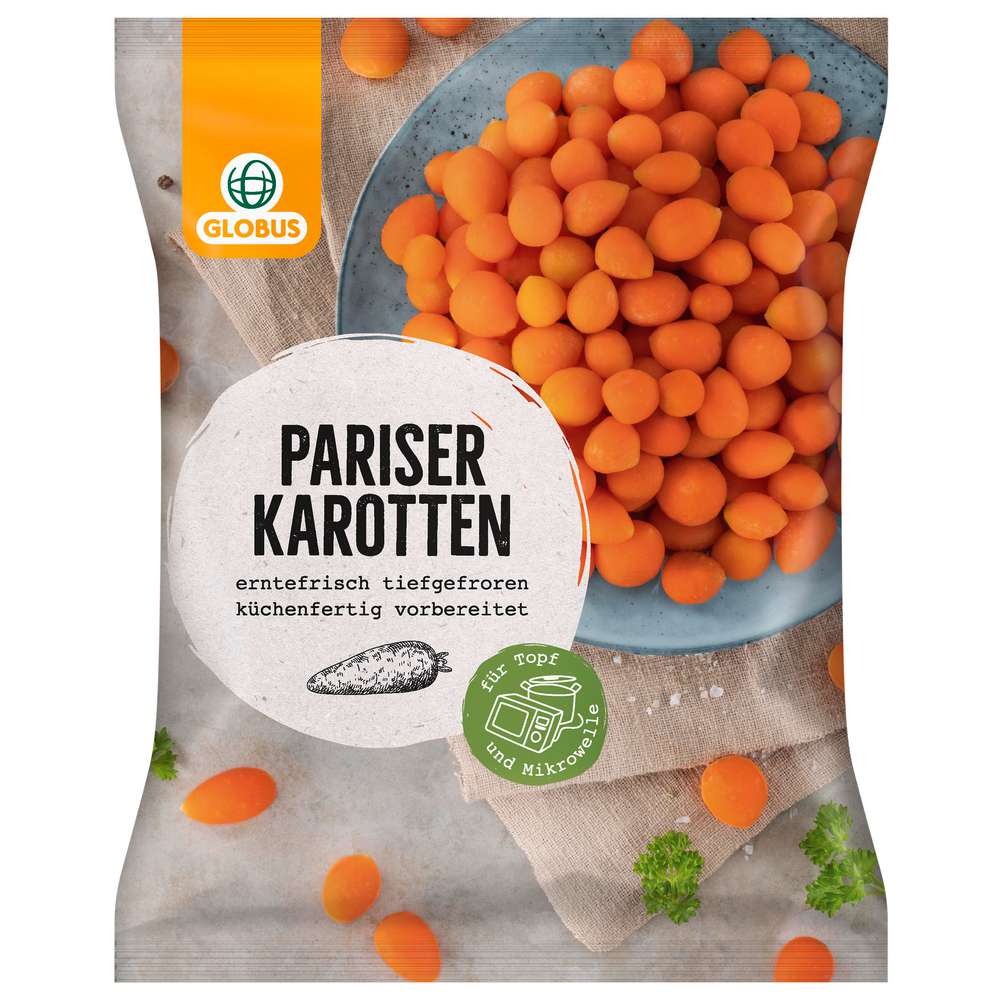 Produktabbildung GLOBUS Pariser Karotten, tiefgekühlt