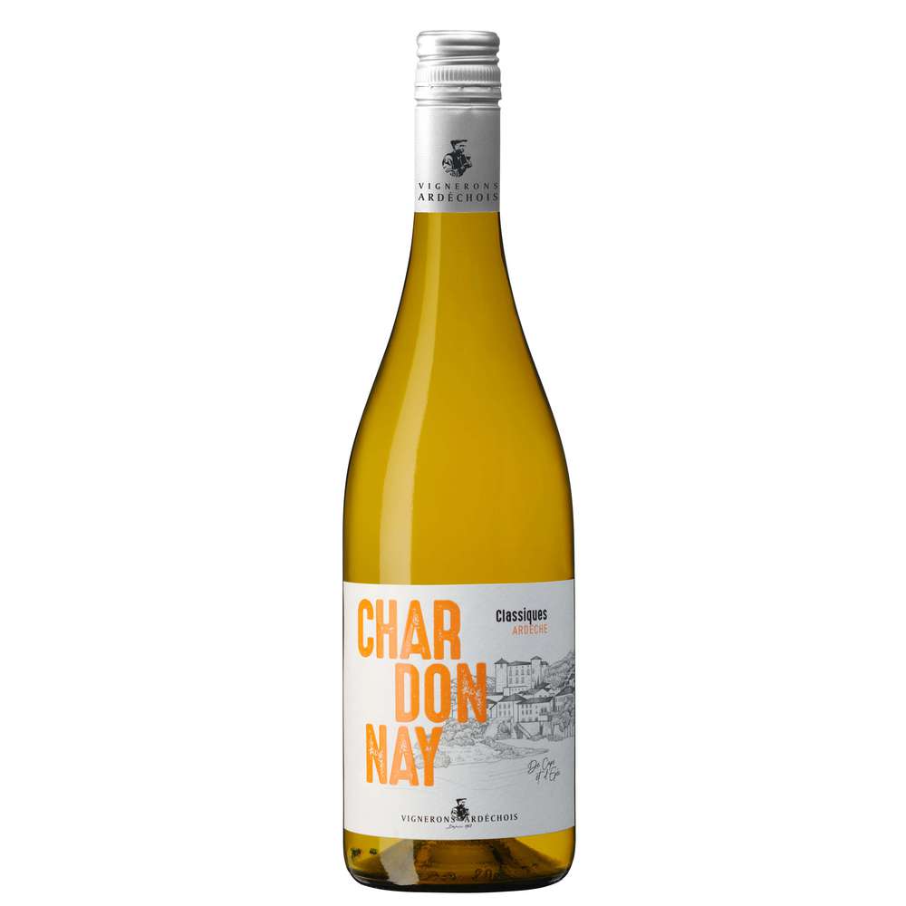 Produktabbildung Vignerons Ardèchois Chardonnay IGP Ardéche blanc Classique, Weißwein