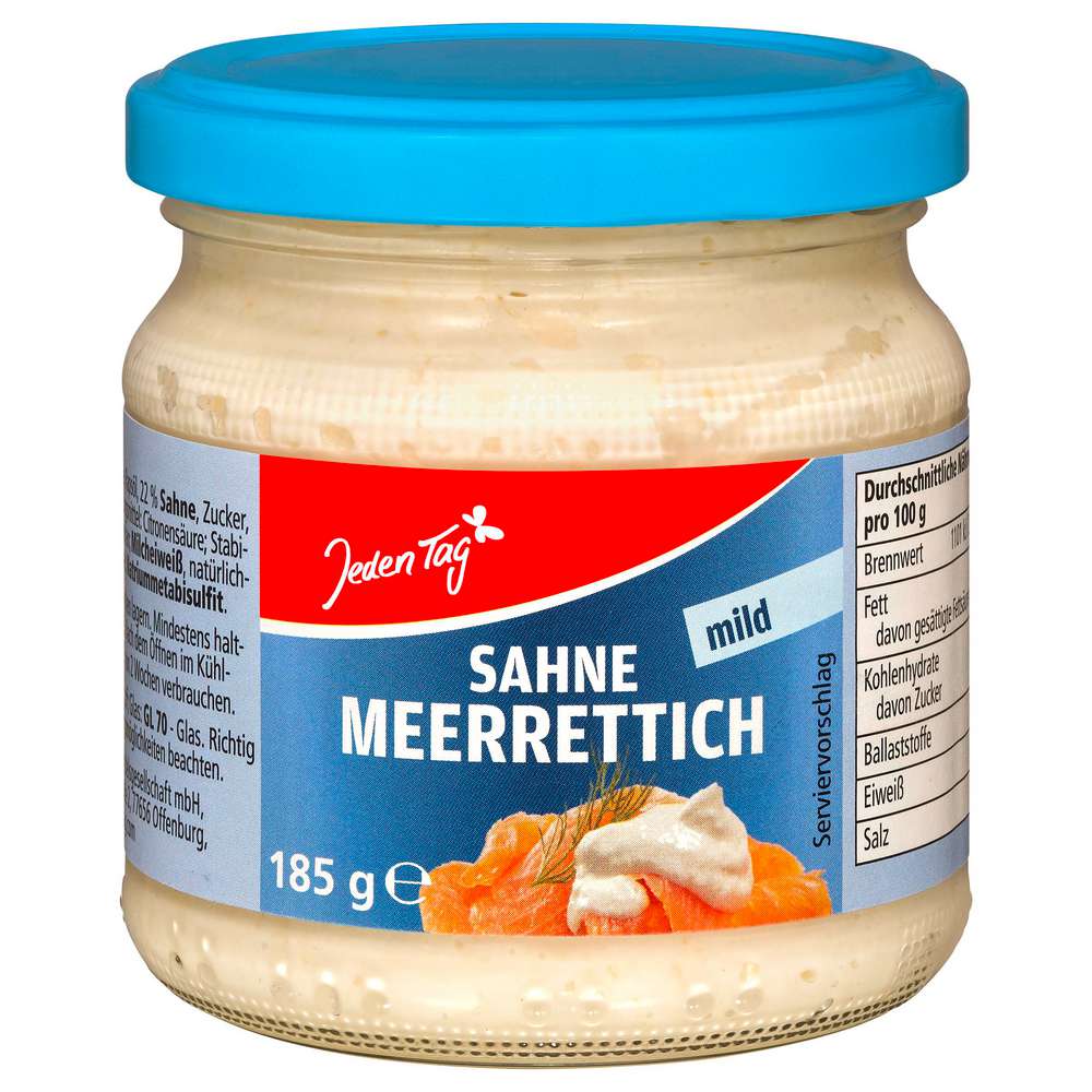 Produktabbildung Jeden Tag Sahnemeerrettich