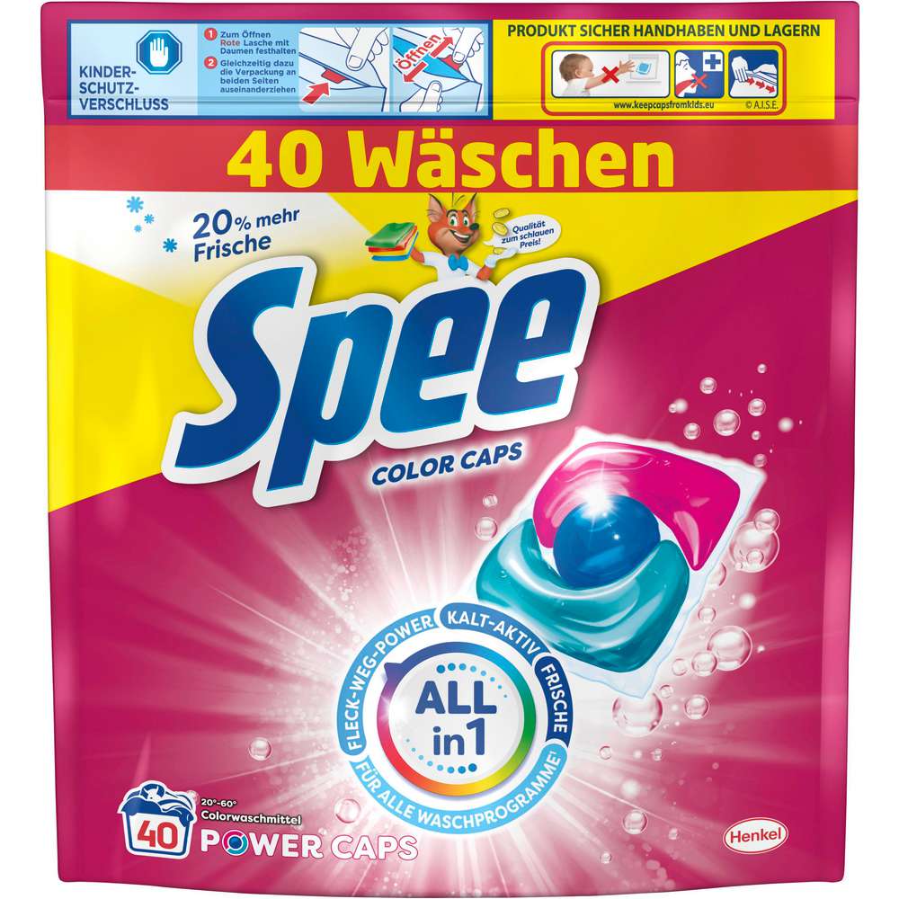 Produktabbildung Spee Color-Waschmittel Power Caps
