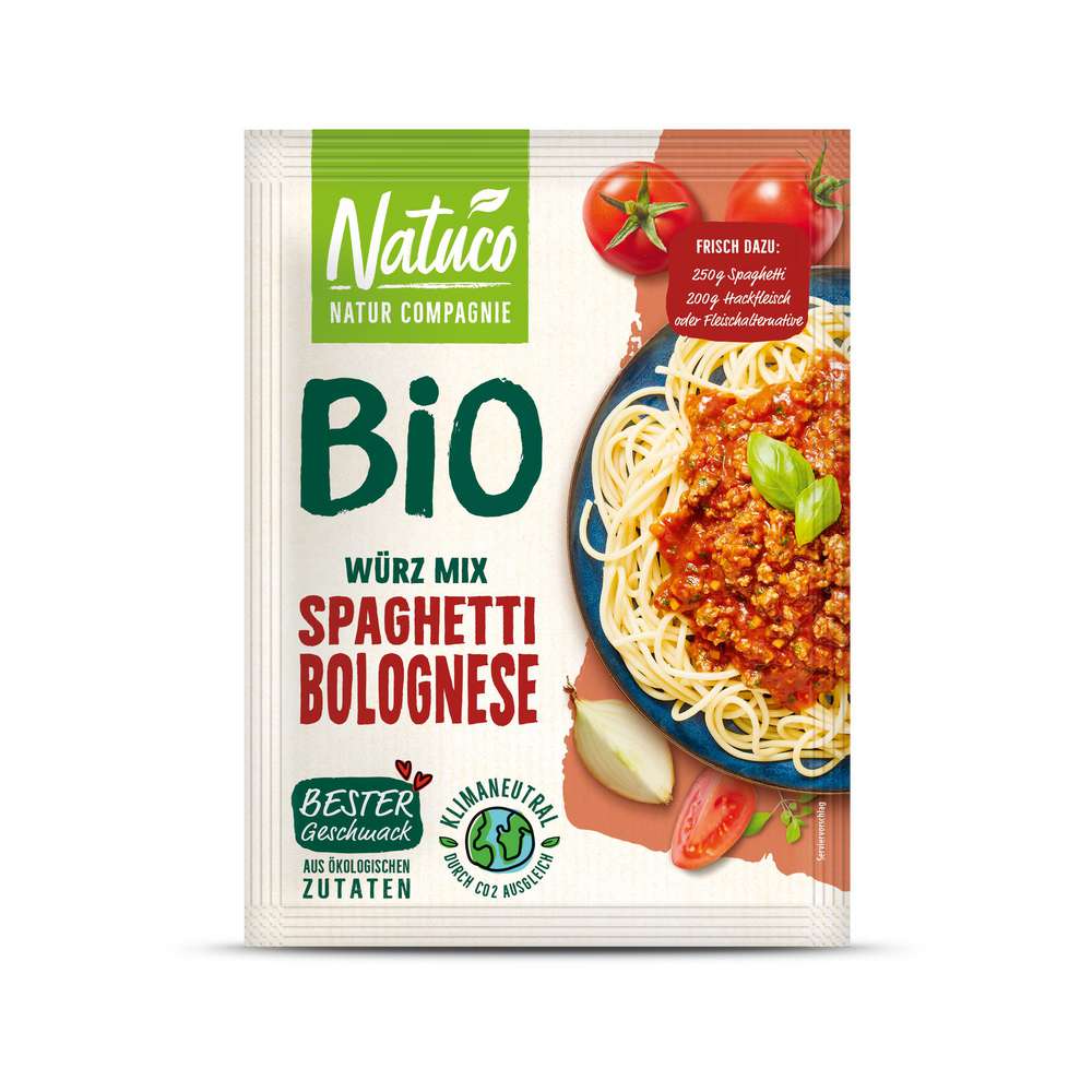 Produktabbildung Natuco Bio Würz Mix Spaghetti Bolognese