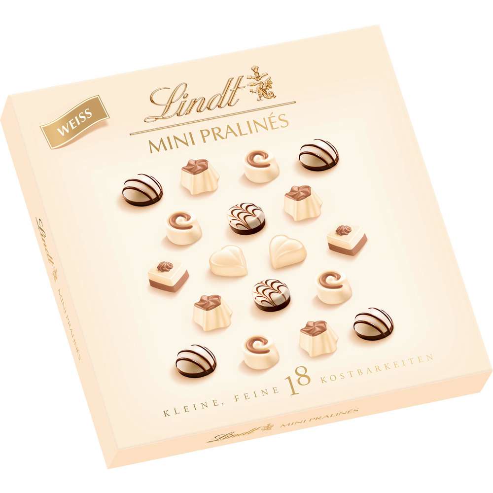 Produktabbildung Lindt Schoko-Pralinen, Mini, Weiß