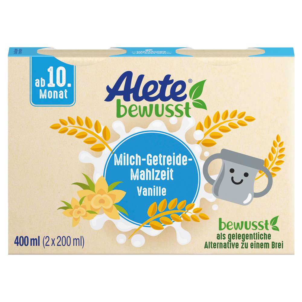 Produktabbildung Alete Trinkmahlzeit für Babys, Vanille