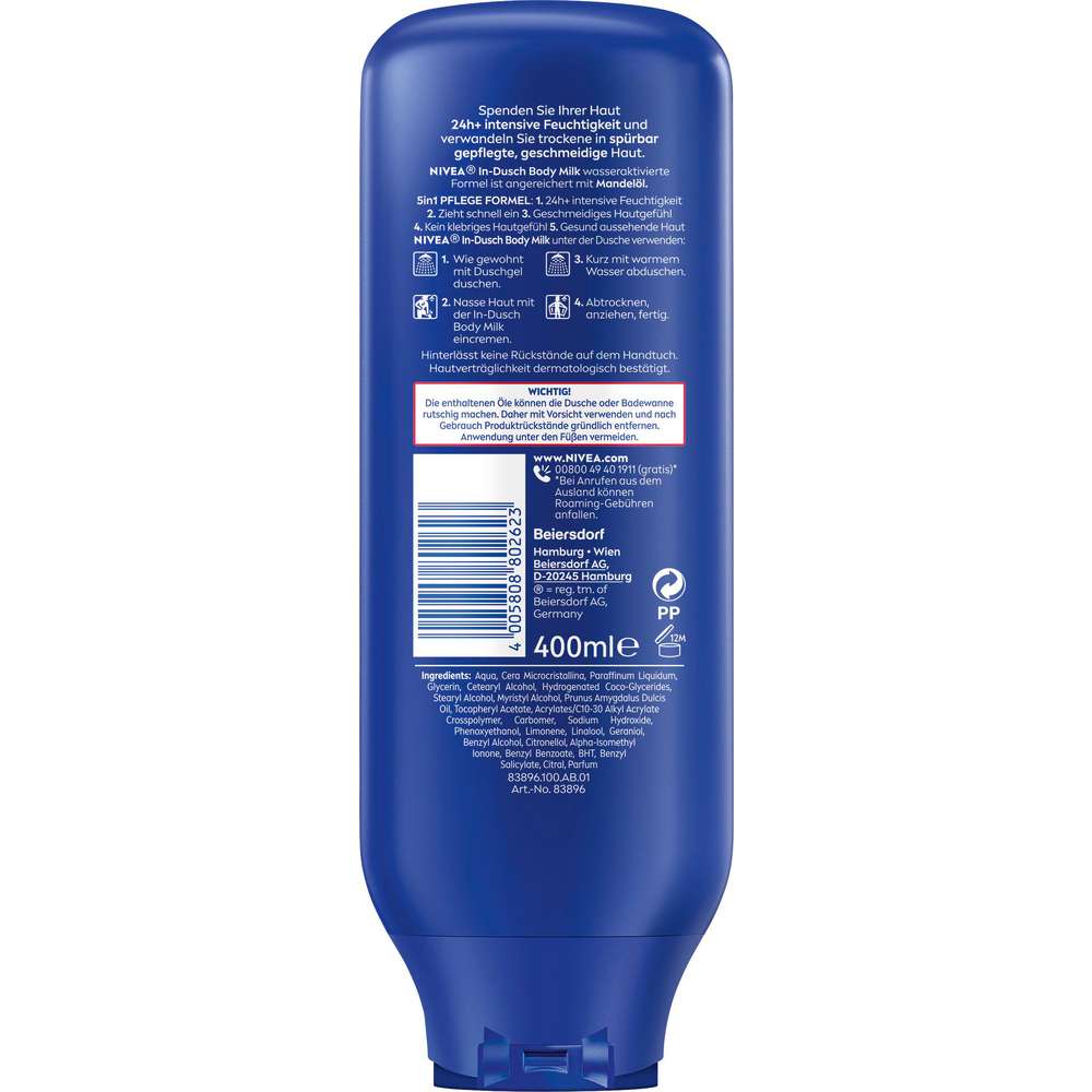 Produktabbildung Nivea In-Dusch Body Milk