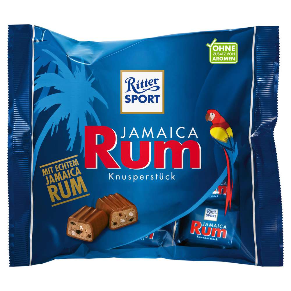 Produktabbildung Ritter Sport Schoko-Knusperstücke, Jamaica Rum
