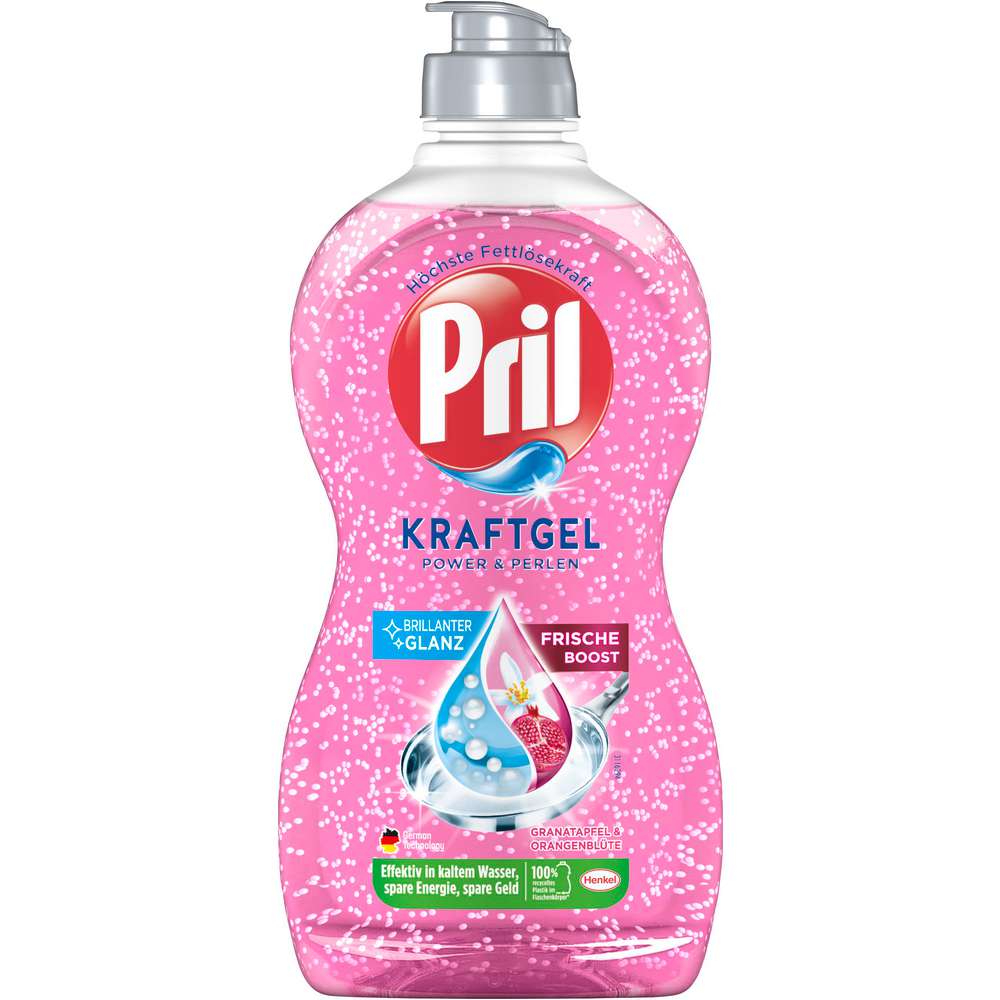 Produktabbildung Pril Geschirrspülmittel Kraftgel, Power & Perlen