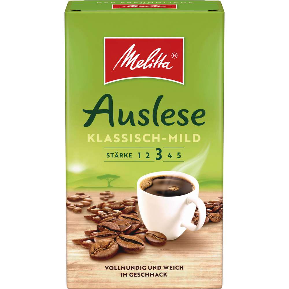 Produktabbildung Melitta Kaffee Auslese Klassisch-Mild, gemahlen