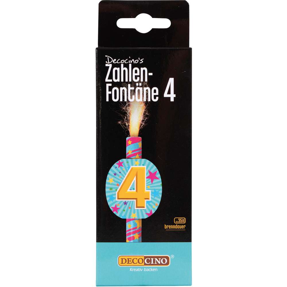 Produktabbildung Dekoback Zahlen-Fontäne Nr. 4