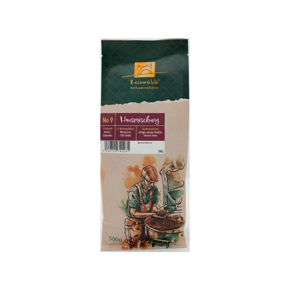 Produktabbildung Reismühle Kaffeemanufaktur Kaffee No 09 Hausmischung