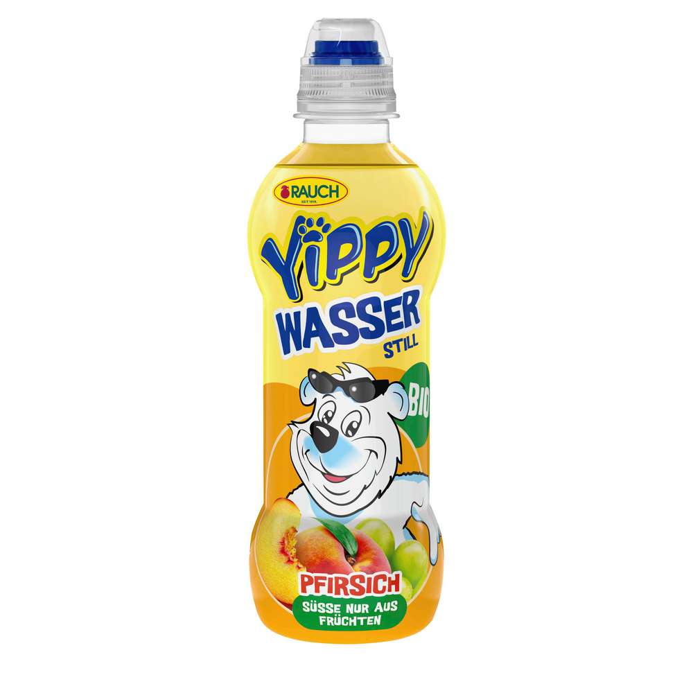 Produktabbildung Rauch Yippi Bio Wasser, Pfirsich