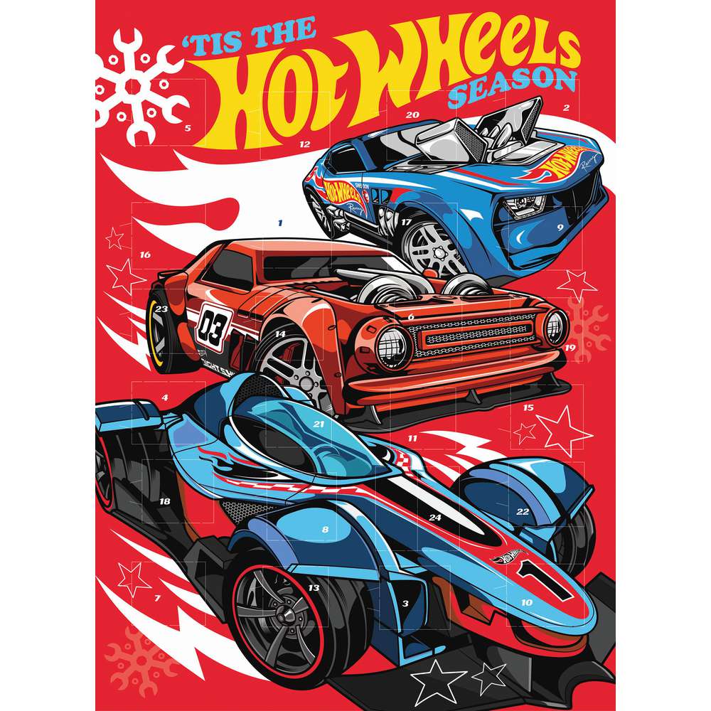 Produktabbildung Windel Adventskalender Hot Wheels