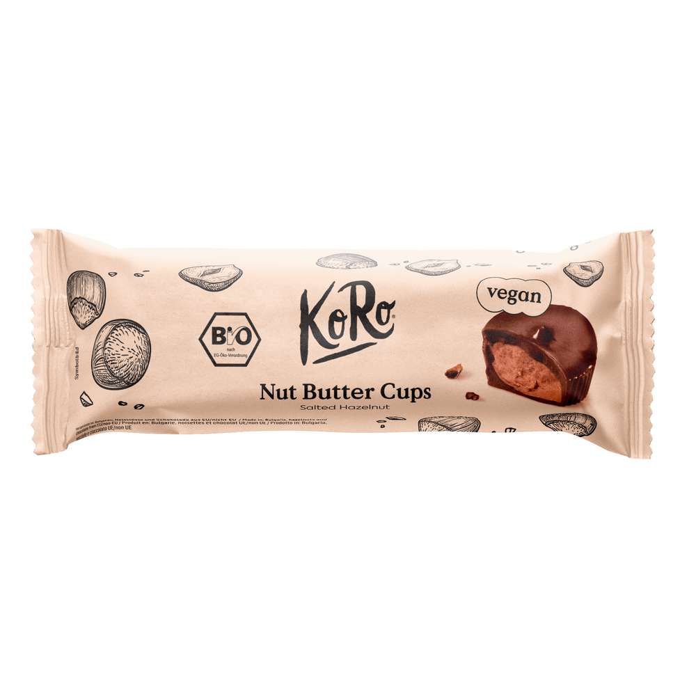 Produktabbildung KoRo Bio Haselnuss-Riegel
