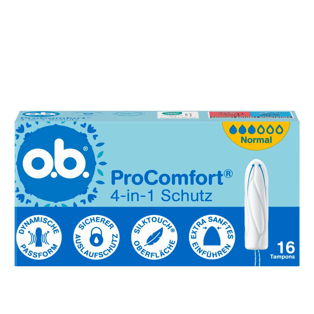 Produktabbildung o.b. Tampons ProComfort, Normal