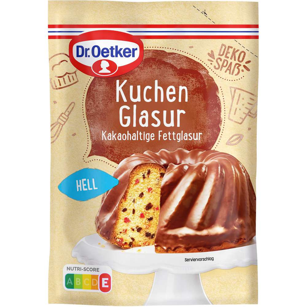 Produktabbildung Dr. Oetker Kuchenglasur, Hell