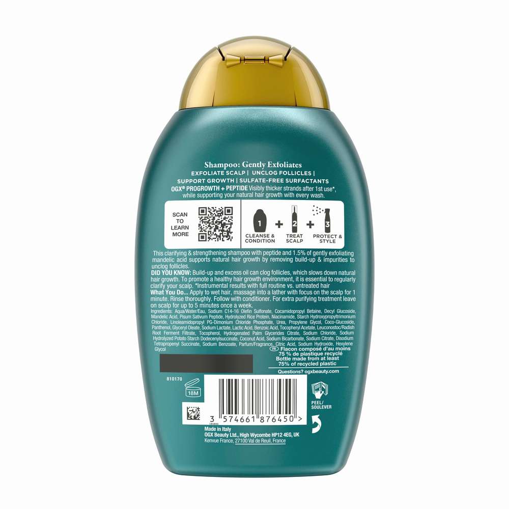 Produktabbildung OGX Shampoo, ProGrowth+ Peptide