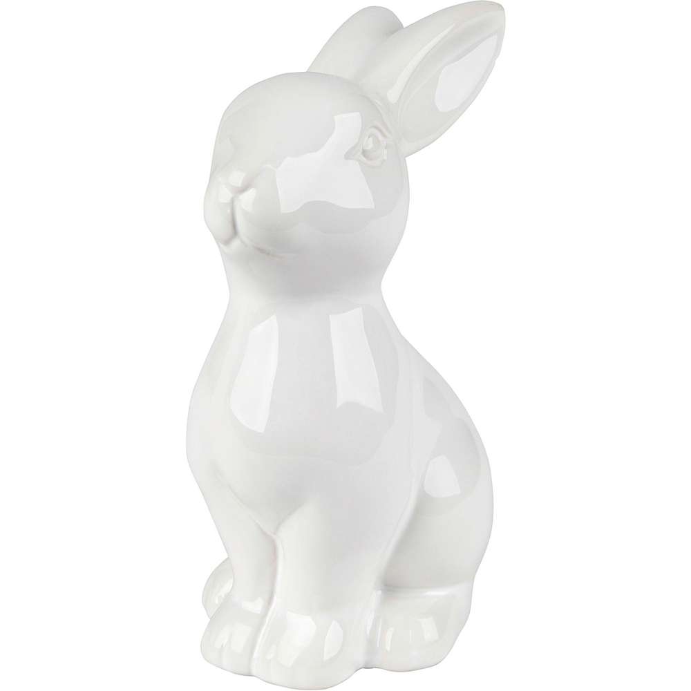 Produktabbildung keine Marke Dekofigur Hase weiß
