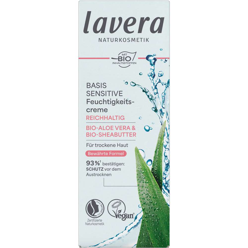 Produktabbildung lavera Reichhaltige Feuchtigkeitscreme, Basis Sensitiv