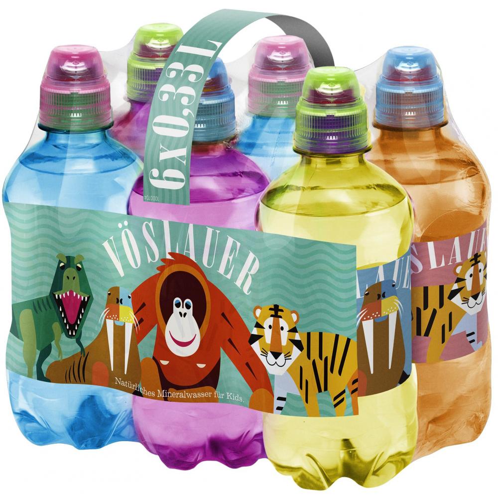 Produktabbildung keine Marke Vöslauer  Natürliches Mineralwasser für Kids, 6 x 0,33 l