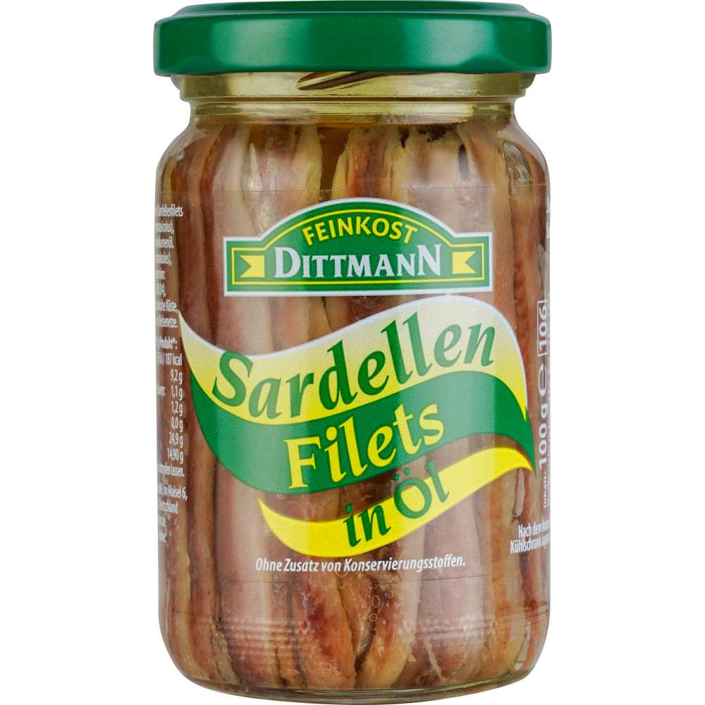 Produktabbildung Feinkost Dittmann Sardellenfilets in Öl