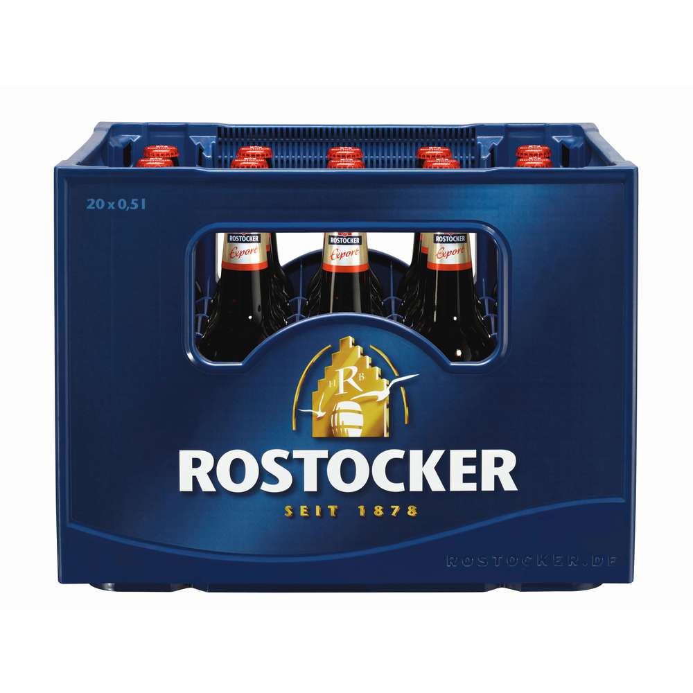 Produktabbildung Rostocker Export Bier 5,5% (20x 0,500 Liter)