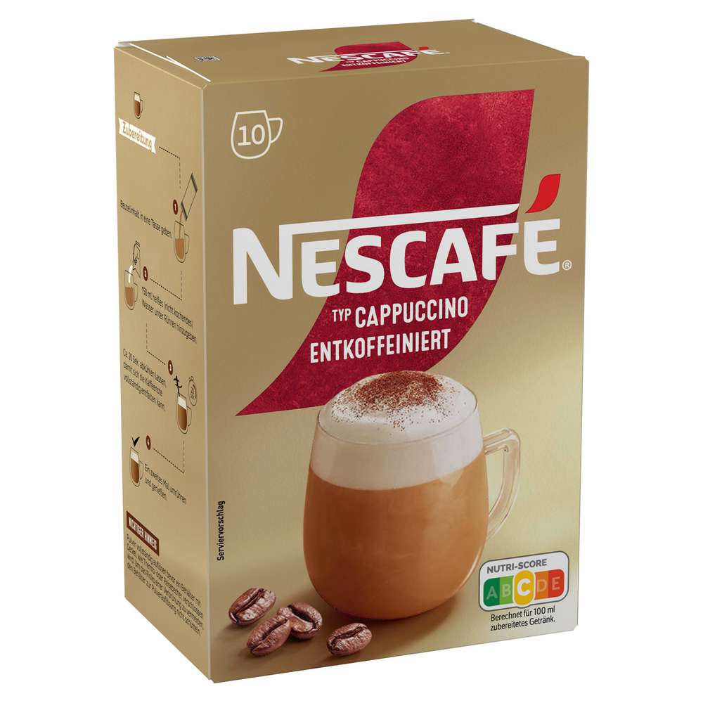 Produktabbildung Nescafe Instant-Cappuccino Gold, entkoffeiniert