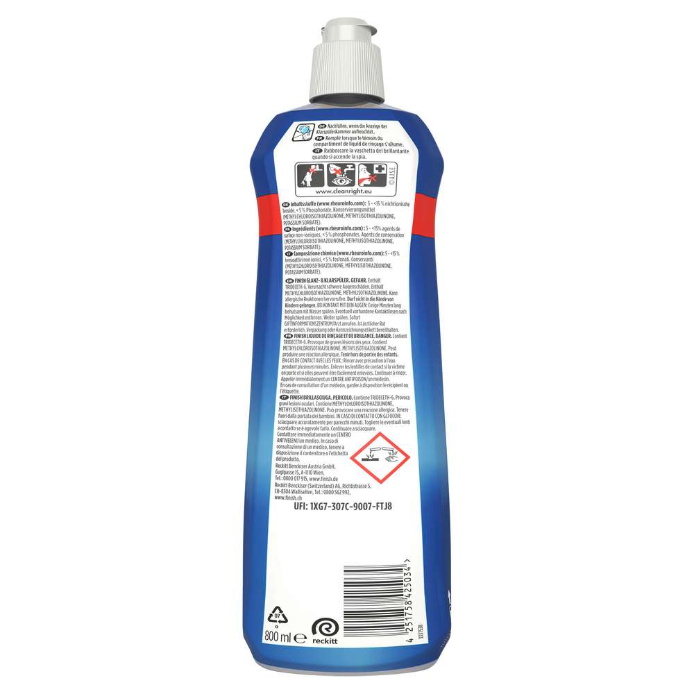 Produktabbildung Finish Klarspüler Regulär