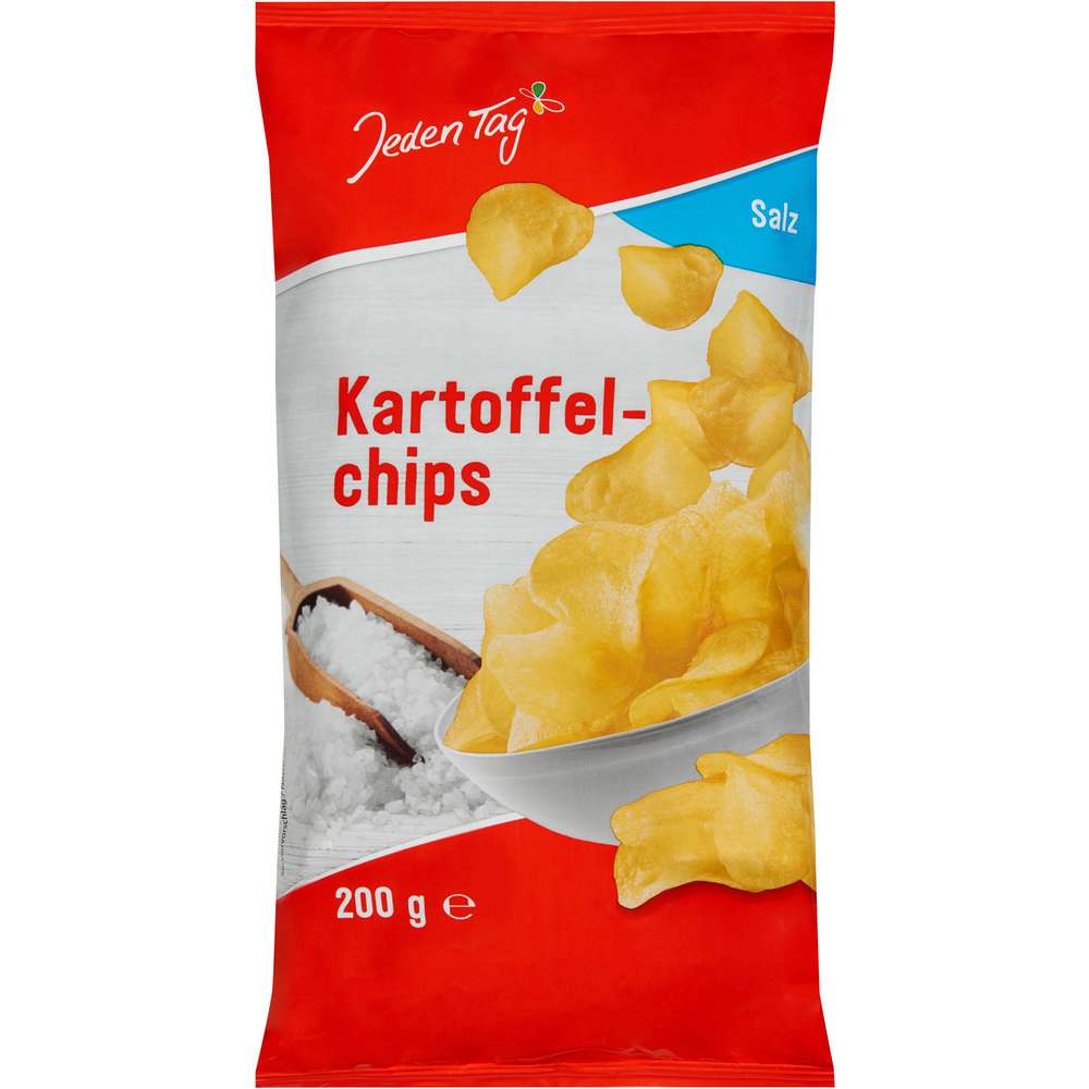 Produktabbildung Jeden Tag Kartoffelchips, Salz