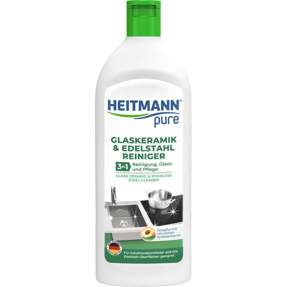 Produktabbildung Heitmann Glaskeramik-/Edelstahlreiniger