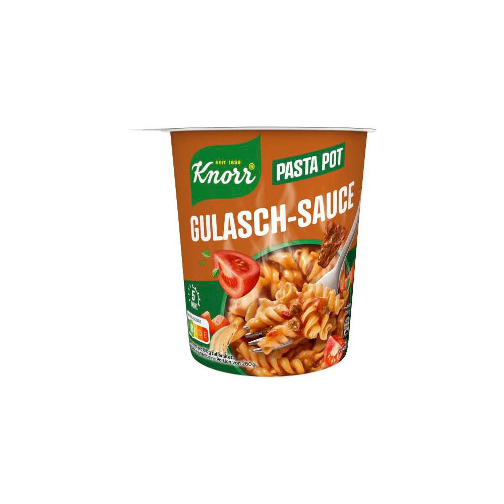 Produktabbildung Knorr Big Pot Pasta Snack Gulasch