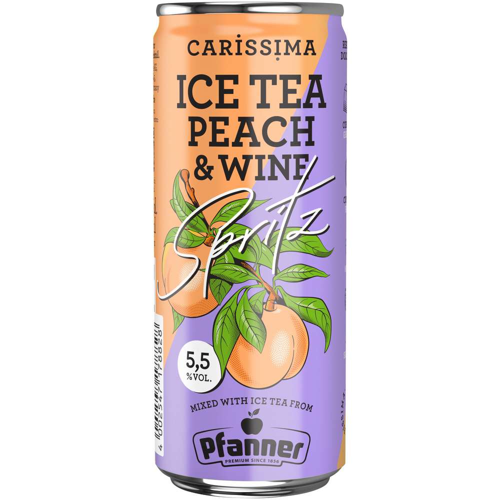 Produktabbildung Carissima Ice Tea, Peach & Wine Spritz 5,5%