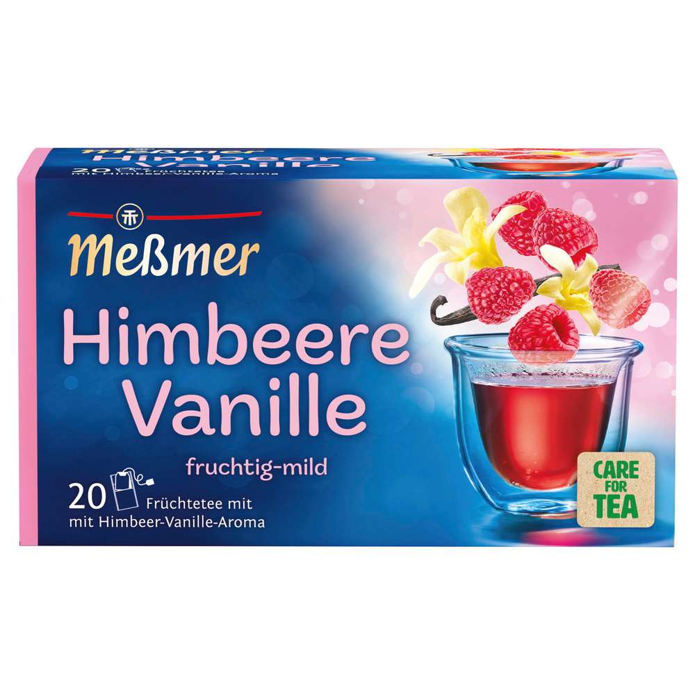 Produktabbildung Messmer Früchtetee, Himbeere-Vanille