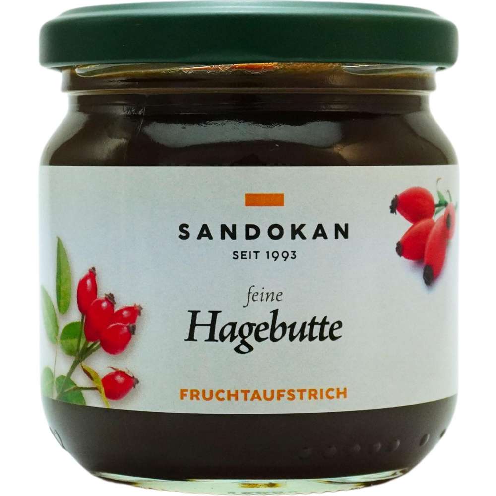 Produktabbildung Sandokan Fruchtaufstrich Frische Hagebutte