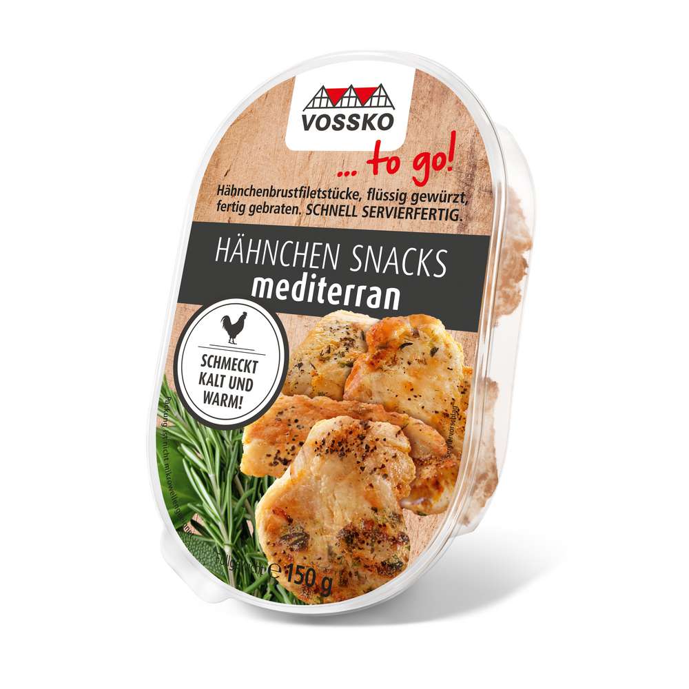 Produktabbildung Vossko Hähnchen Snacks mediterran 