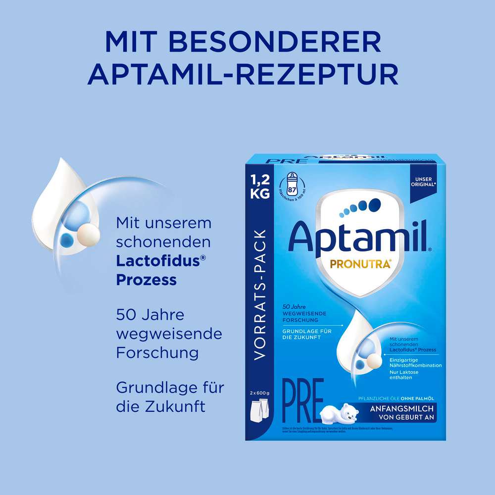 Produktabbildung Aptamil Pronatura Anfangsmilch Pre 
